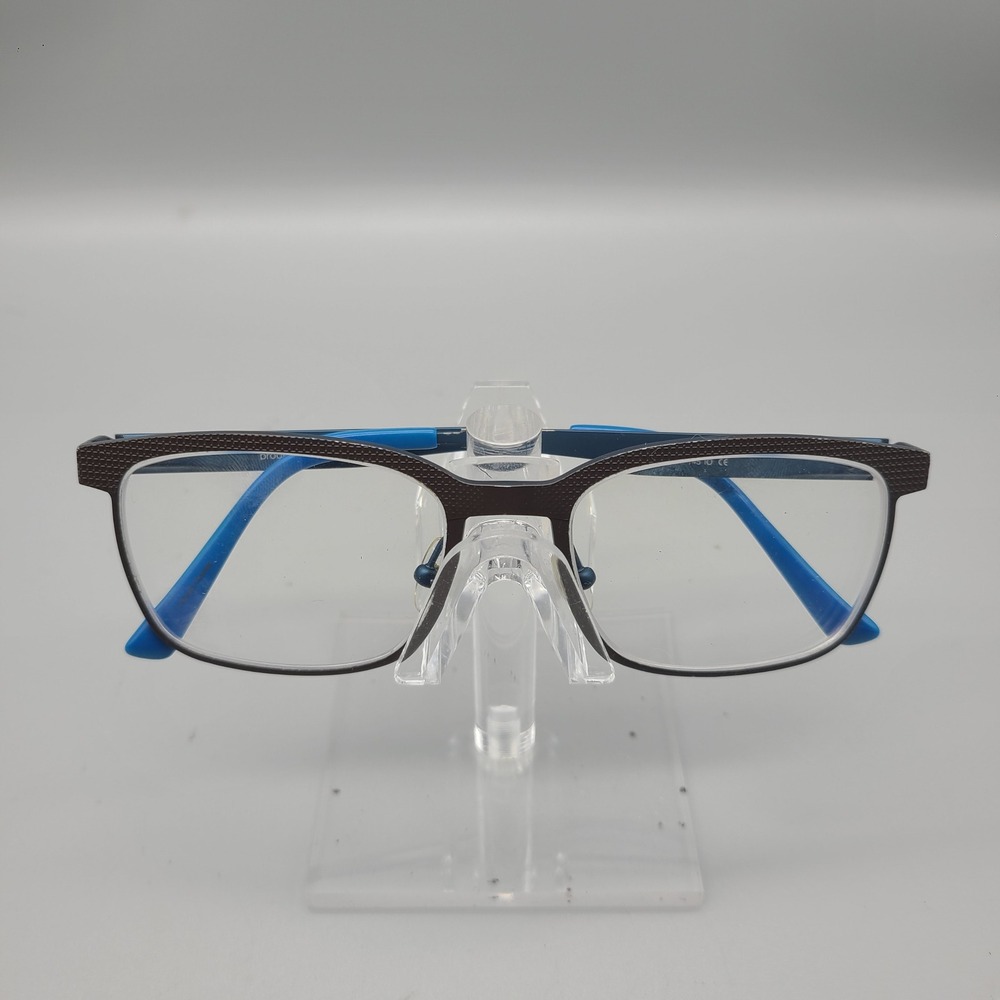 ProDesign Denmark 1450 54-18-145 Blue Brown Textured Rectangular Eyeglass Frames